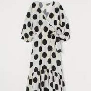NWT Polka Dot Midi Dress